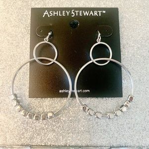 Ashley Stewart Women’s Linked Circle Dangle Earrings